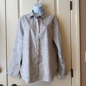Chico's Long Sleeve Blouse size 3 (XL)